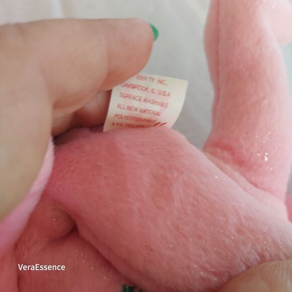 TY Beanie Baby MUM the Bear (8.5 inch) Mother's Day 2001 Pink - Picture 7 of 10